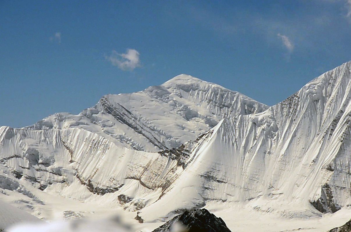 27 Dhampus Peak Panorama Gurja Himal Close Up 